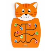 Viga 50676 Sensoryczna tablica manipulacyjna - kotek