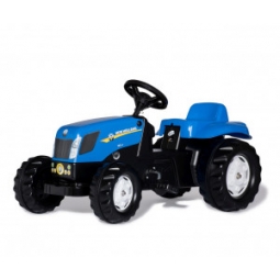 Rolly Toys 013074 Traktor Rolly Kid New Holland Agriculture z przyczepą