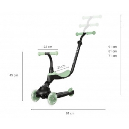 Qplay Hulajnoga Sema Evo 3w1 Green
