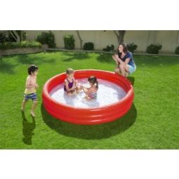 Bestway 51027 Basen dmuchany Czerwony 1.83m x 33cm