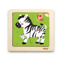 Viga 51317 Puzzle na podkładce-zebra