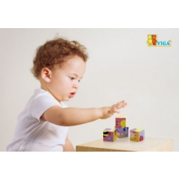 Viga 50835 Kostki puzzle - farma
