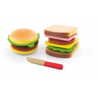 Viga 50810 Zestaw do krojenia – hamburger i kanapka