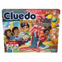 HASBRO GRA CLUEDO JUNIOR 2w1 POLSKA WERSJA