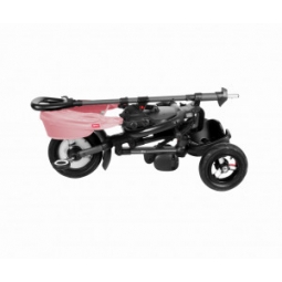 Qplay Rowerek Trójkołowy Rito Rubber Pink