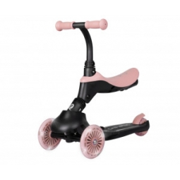 Qplay Hulajnoga Sema Evo 3w1 Coral Pink