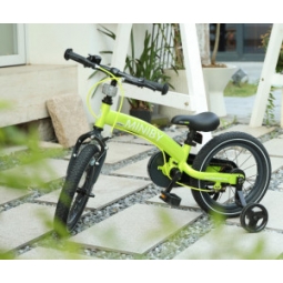 Qplay Rowerek Dziecięcy - Rowerek Biegowy Miniby 14 cali Green