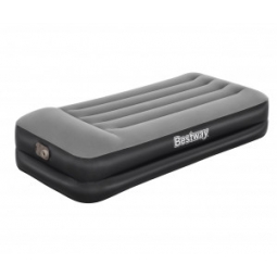Bestway 67401 Materac dmuchany turystyczny z wbudowaną pompą powietrza Tritech Twin  1.91m x 0.97m x