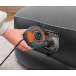 Bestway 67401 Materac dmuchany turystyczny z wbudowaną pompą powietrza Tritech Twin  1.91m x 0.97m x