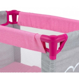 Milly Mally Łóżeczko dla lalek Lisa Prestige Pink