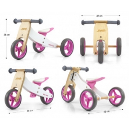 Milly Mally Pojazd Jake Classic Pink
