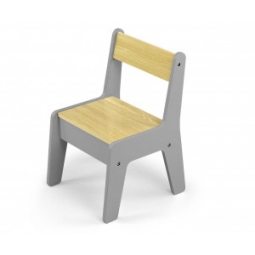 Milly Mally Zestaw mebli Olaf Blocks - Stolik i dwa krzesełka Dark Grey