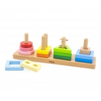 Viga 44685 Klocki z sorterem kształtów - figury geometryczne