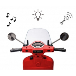 Milly Mally Pojazd na akumulator Vespa GTS Super Red