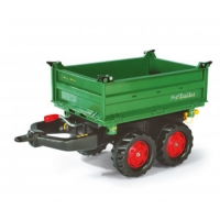 Rolly Toys 122202 Przyczepa Rolly - Mega Trailer Ciemno Zielona Koła 2-osie