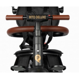 Qplay Rowerek Trójkołowy Rito Deluxe Rubber Black