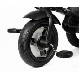 Qplay Rowerek Trójkołowy Rito Deluxe Rubber Black