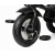 Qplay Rowerek Trójkołowy Rito Deluxe Rubber Black