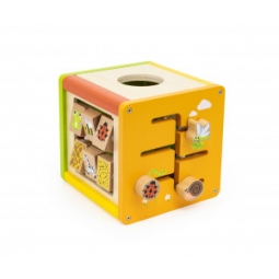 Viga 44716 Kostka edukacyjna 5w1 z labiryntami i cymbałkami