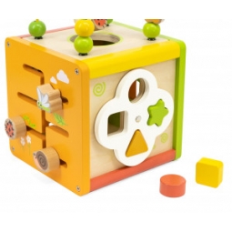 Viga 44716 Kostka edukacyjna 5w1 z labiryntami i cymbałkami