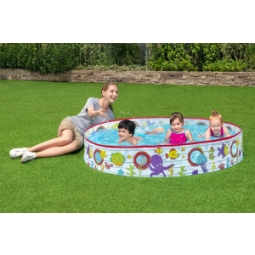 Bestway 55029 BASENIK ROZPOROWY FILL 'N FUN BURTA STATKU Z OKIENKAMI 152cm x 25cm