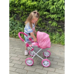 Wózek dla lalek Dori Prestige Pink