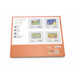 Viga 51460 Puzzle na podkładce 24 elementy - dinozaury