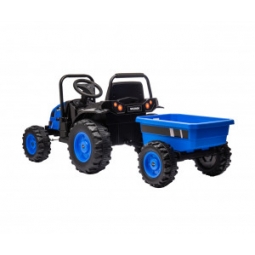 Milly Mally Pojazd na akumulator Traktor z przyczepą Farmer Blue