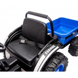Milly Mally Pojazd na akumulator Traktor z przyczepą Farmer Blue