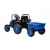 Milly Mally Pojazd na akumulator Traktor z przyczepą Farmer Blue