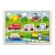 Viga 51462 Puzzle na podkładce 24 elementy - pojazdy w mieście