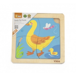 Viga 51314 Puzzle na podkładce - Kaczuszka