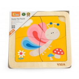 Viga 50136 Puzzle na podkładce - motylek