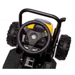Milly Mally Pojazd na akumulator Traktor z przyczepą Farmer Yellow