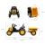 Milly Mally Pojazd na akumulator Traktor z przyczepą Farmer Yellow