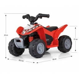 Milly Mally Pojazd na akumulator Quad HONDA ATV Red