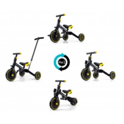 Milly Mally Rowerek 4w1 Optimus Plus Black