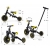 Milly Mally Rowerek 4w1 Optimus Plus Black