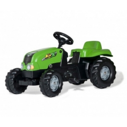 Rolly Toys 012169 Traktor Rolly Kid z przyczepą Zielony