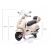 Milly Mally Pojazd na akumulator Vespa GTS Super White