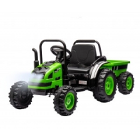 Milly Mally Pojazd na akumulator Traktor z przyczepą Farmer Green