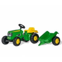 Rolly Toys 012190 Traktor Rolly Kid John Deere z przyczepą