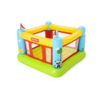 Bestway 93553 FISHER PRICE DMUCHANY ZAMEK TRAMPOLINA 175cm x 173m x 135cm