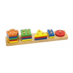 Viga 58558 Klocki z sorterem kształtów - figury geometryczne