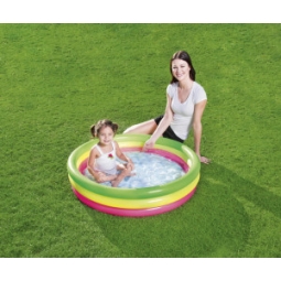 BESTWAY 51104 BASEN DMUCHANY TRZY KOLORY MEDIUM 102cm x 25cm