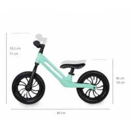 Qplay Rowerek Biegowy Racer Mint