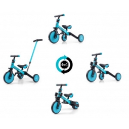 Milly Mally Rowerek 4w1 Optimus Plus Blue