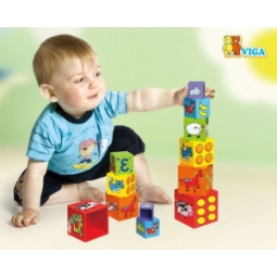 Viga 59461 Piramidka edukacyjna - jedno w drugie