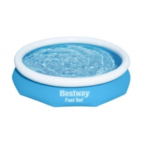 Bestway 57458 Basen rozporowy Fast Set z pompą filtracyjną 3.05m x 66cm