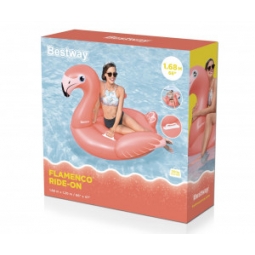 Bestway 41526 Dmuchany Flaming do pływania 1.68m x 1.2m